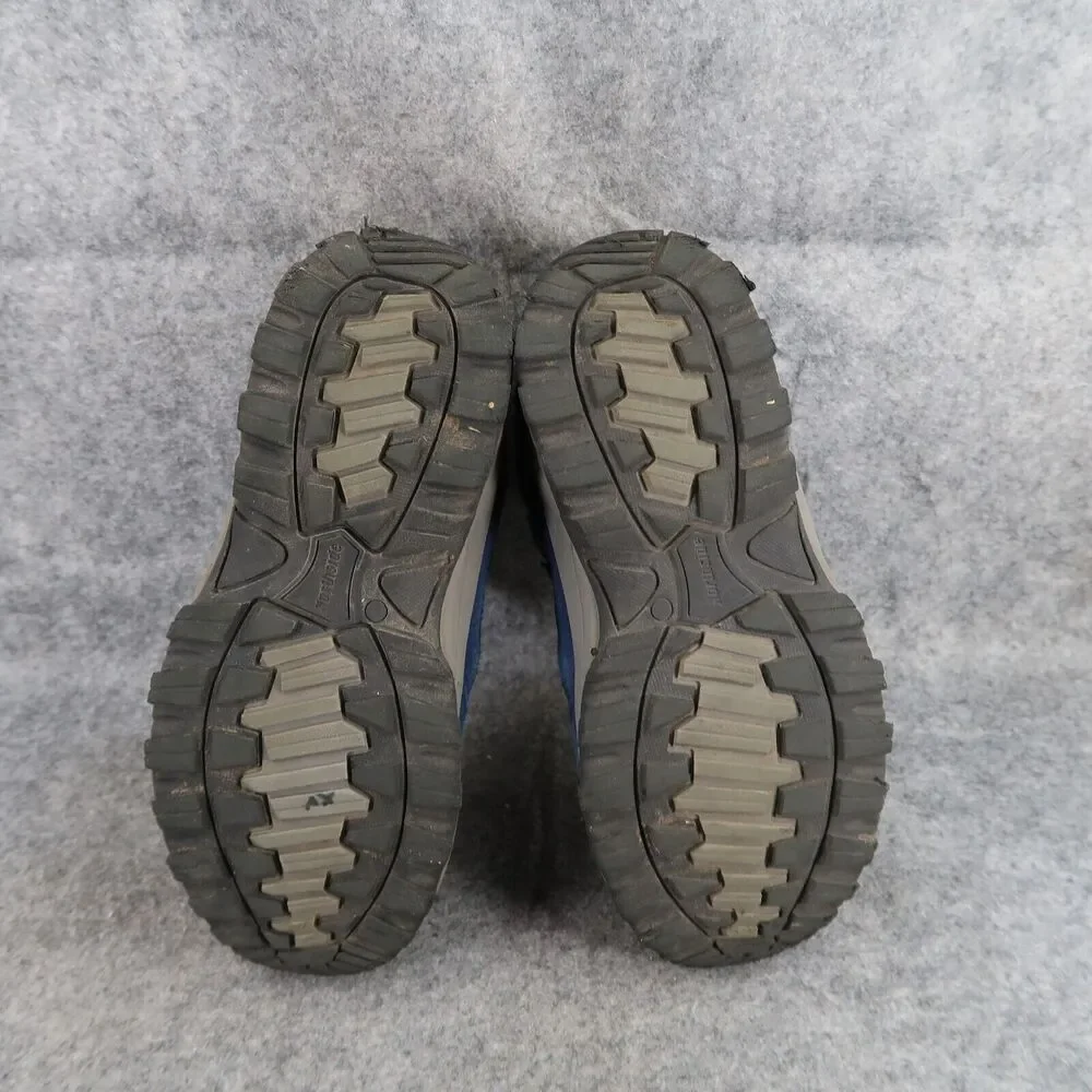 Northside Shoes Kids 3 Hiking Boots Suede Waterproof Athletic High Top Blue Gray
